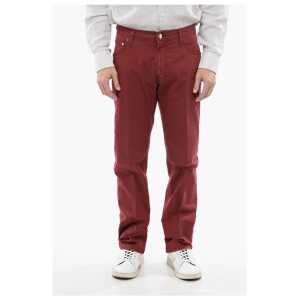 Corneliani Cotton Pants with Metallic Details