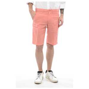 Corneliani Linen Shorts with Drawstring