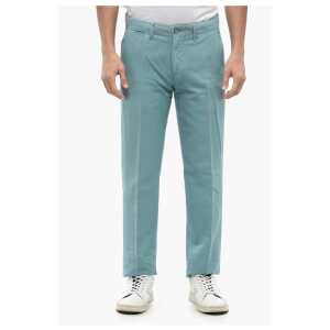 Corneliani Cotton Pants with Buttons Detailing