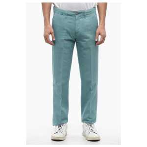 Corneliani Cotton Pants with Belt Loops