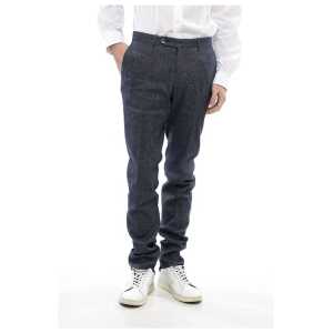 Corneliani Slim Fit Linen Blend Chino Pants