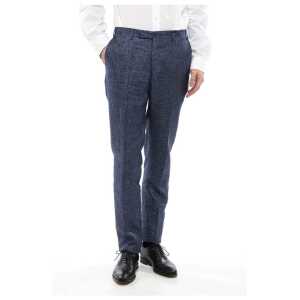 Corneliani CC COLLECTION Regular Fit Linen Blend Chino Pants