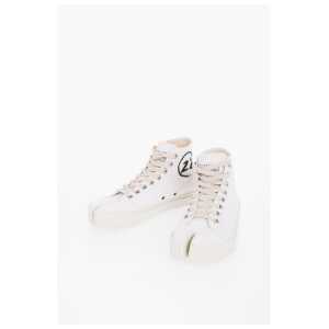 Maison Margiela MM22 Printed Canvas Tabi High-Top Sneakers