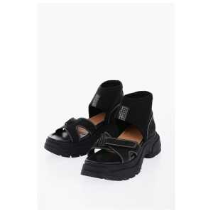 Maison Margiela Suede Sandals WIth Tank Sole
