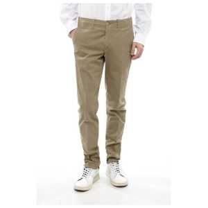 Corneliani ID Cotton Blend Chinos Pants with Belt Loops