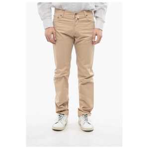 Corneliani ID 5-Pocketed Stretch Cotton Pants with Belt Loops