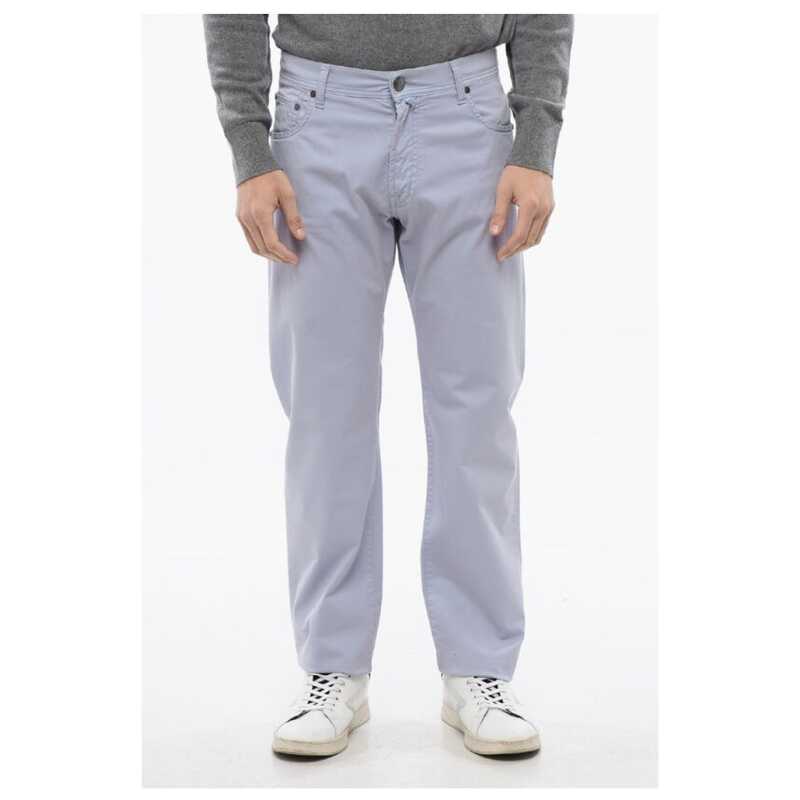 Corneliani ID 5-Pocketed Stretch Cotton Pants with Belt Loops, theFeinheit
