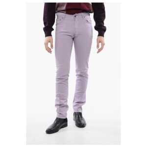 Corneliani ID 5-Pocketed Stretch Cotton Pants with Belt Loops