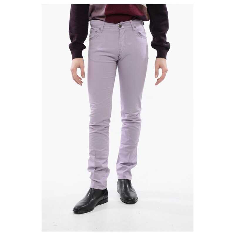 Corneliani ID 5-Pocketed Stretch Cotton Pants with Belt Loops, theFeinheit