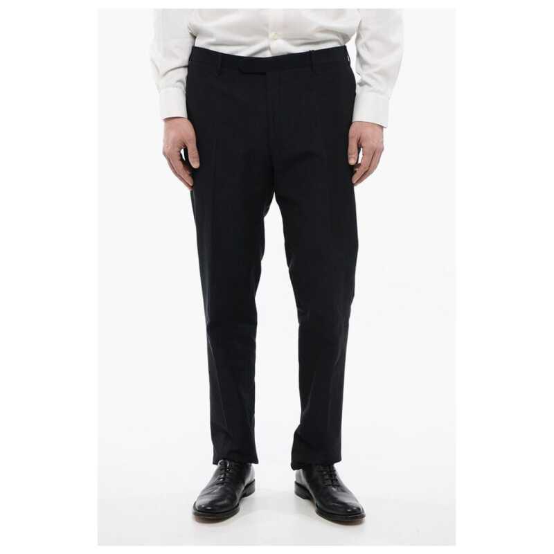 Corneliani CC COLLECTION Cotton and Linen RIGHT 4-Pocketed Pants, theFeinheit