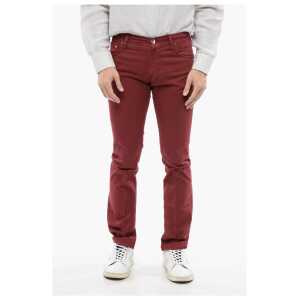 Corneliani ID LUXURY DENIM Ton-sur-ton Embroidered Denims