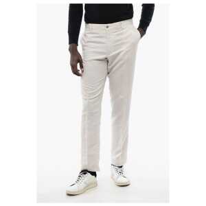 Corneliani ID Linen-blended IDENTITY Chino Pants