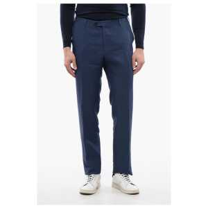 Corneliani 4-Pocketed ACADEMY Pure Linen Pants