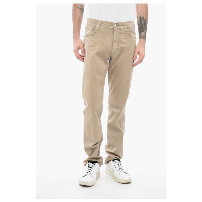 Corneliani ID 5-Pocketed Stretch Cotton Pants, theFeinheit