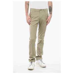 Corneliani ID Pure Linen Chinos Pants with Belt Loops