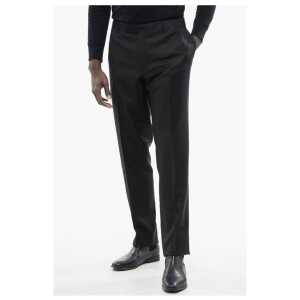 Corneliani TREND 4-Pocketed Extrafine Virgin Wool Pants