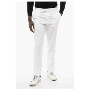 Corneliani ID Stretch Cotton IDENTITY Straight Leg Chinos Pants