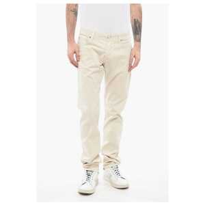 Corneliani ID Cotton Stretch LAZISE 5 Pockets Pants with Belt Loops