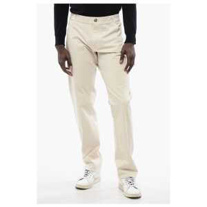 Corneliani ID Cotton Stretch LAZISE 5 Pockets Pants with Belt Loops