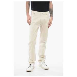 Corneliani ID Cotton Stretch LAZISE 5 Pockets Pants with Belt Loops