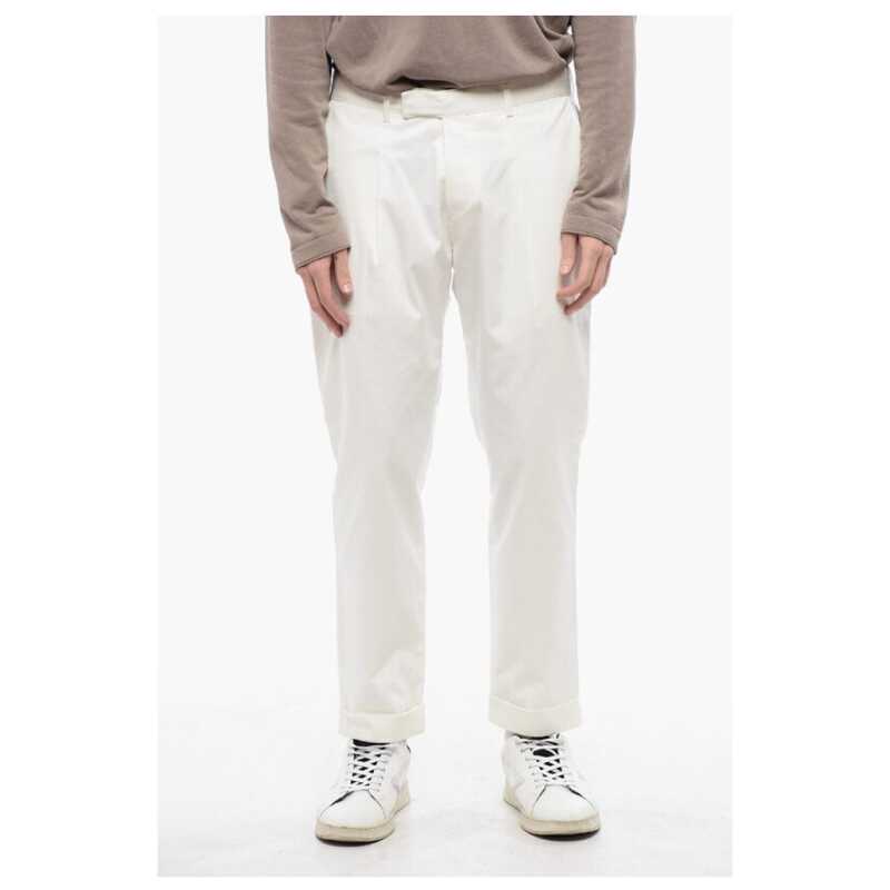 Corneliani CC COLLECTION Single-Pleat Stretch Cotton Pants, theFeinheit