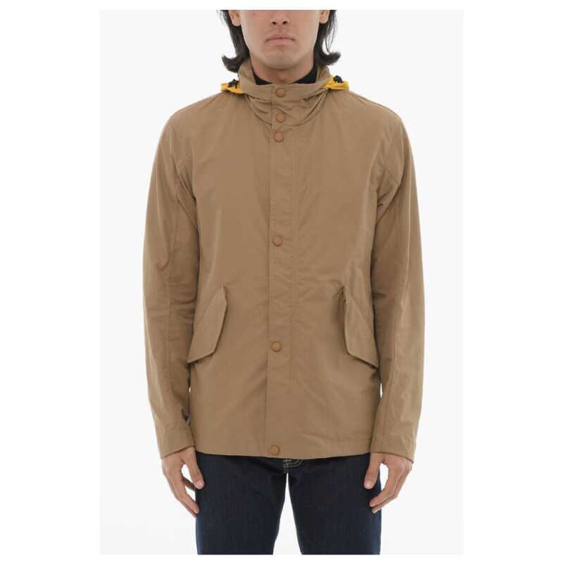 Corneliani CC COLLECTION Contrasting-hooded Windbreaker Jacket, theFeinheit
