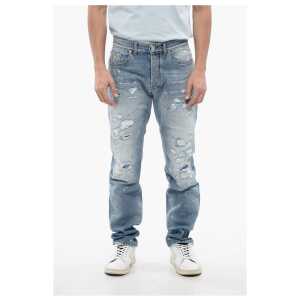 John Richmond Distressed Effect SID Regular Fit Jeans 18 cm