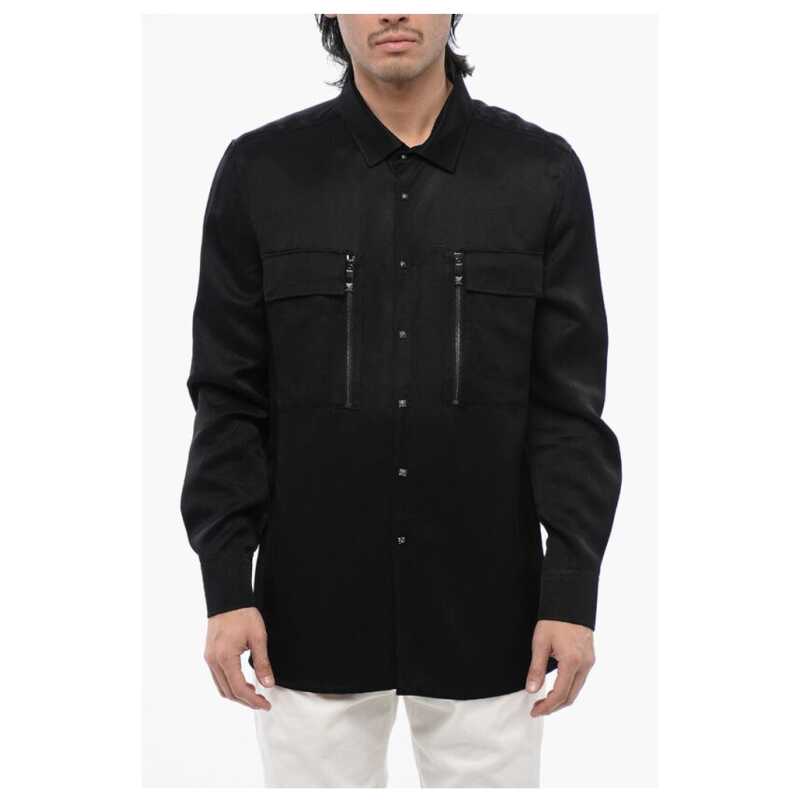 John Richmond Long Sleeved FANESI Shirt With Front Pockets, theFeinheit
