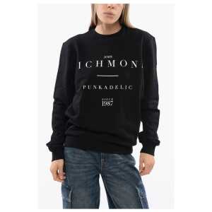 John Richmond JOSOIN Over Sweatshirt with Contrasting Print