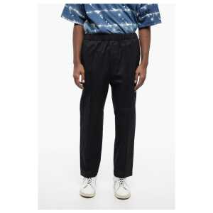 Jil Sander 4-Pocketed Cotton Pants with Elastic Waistband