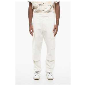 Jil Sander Hidden Fastening Cotton Cargo Pants