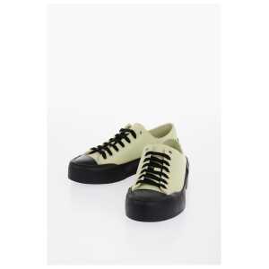 Jil Sander Rubber Sole JUNGLE Canvas Lace-up Sneakers