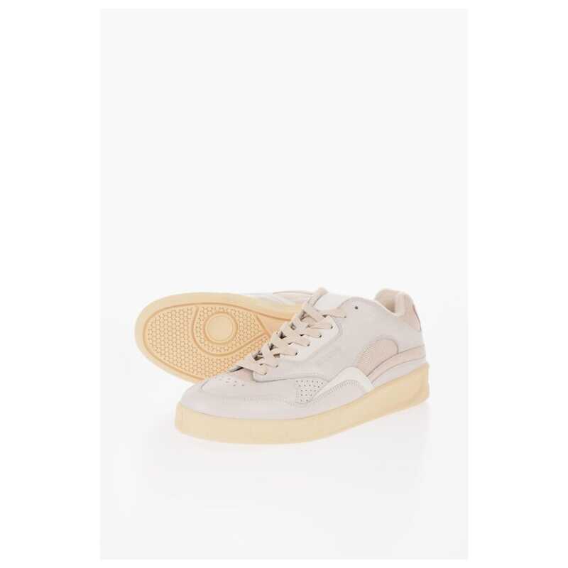 Jil Sander Lace-up DRAGON Leather Sneakers with Rubber Sole, theFeinheit