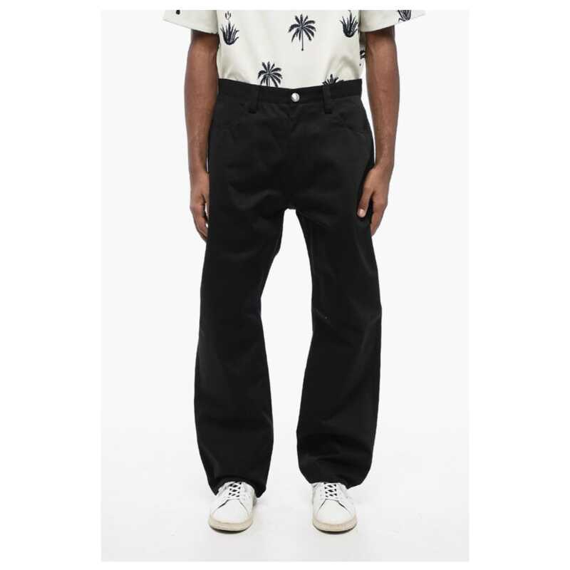 Jil Sander 5-Pocket Twill Cotton Pants with Belt Loops, theFeinheit