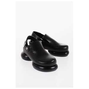 Jil Sander Chunky Sole Leather Slingback Sandals