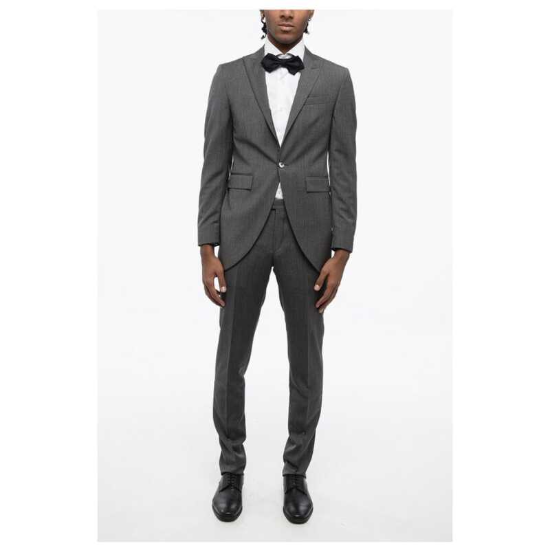 Corneliani CC COLLECTION Pinstriped Center Vent Peak Lapel CERIM.REFINE, theFeinheit