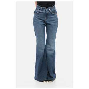 Chloé Cotton Flared Fit Denims 32cm