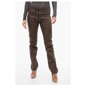 Ludovic de Saint Sernin 5-Pocket Skinny Fit Pants with Lace-up Detail