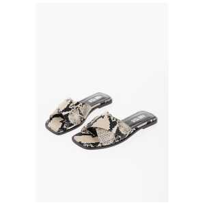 Paris Texas Python Effect Leather MONTECARLO Sandals