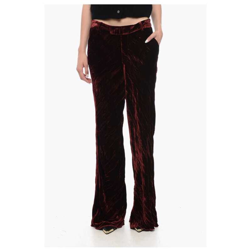 Etro Curly Velvet Pants with Flared-Fit, theFeinheit