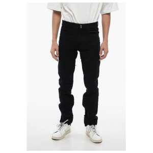 Givenchy Slim Fit Distressed Cotton Denims 17cm
