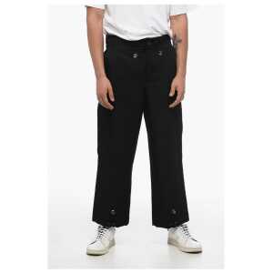 Armani EMPORIO 3-Pocket Pants with Drawstringed Waist and Ankles