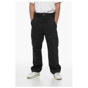 Isabel Marant Cotton Carrot Fit Pants with Belt Loops