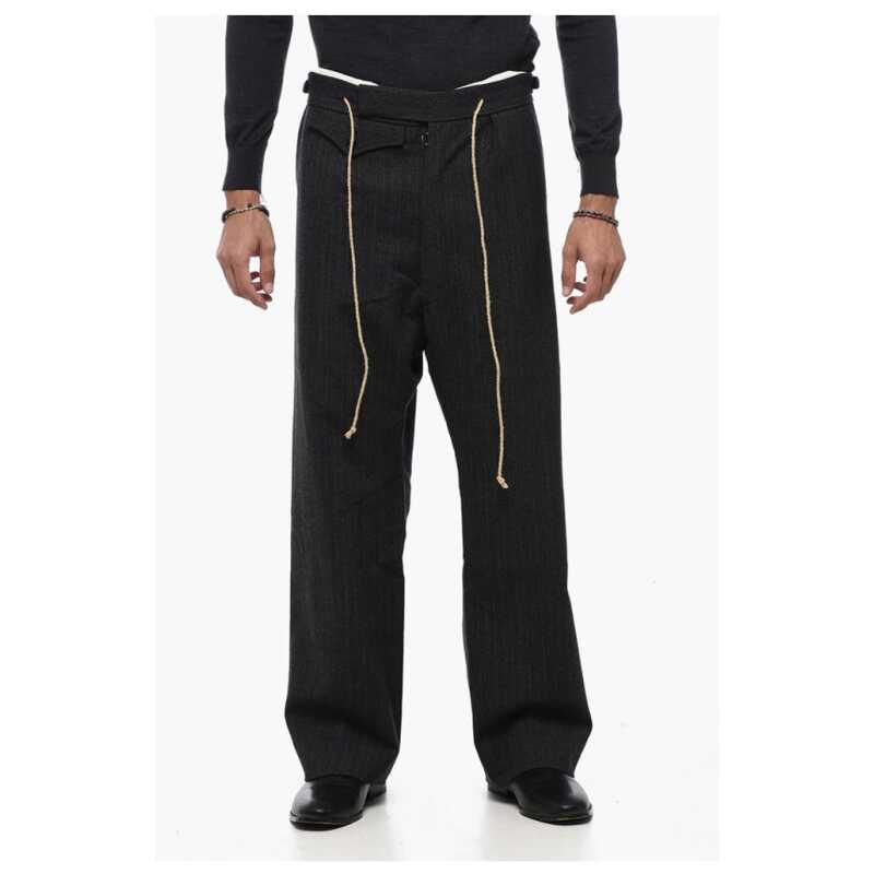 Maison Margiela MM0 3 Pocket Wool Pants with Bayedere Pattern, theFeinheit