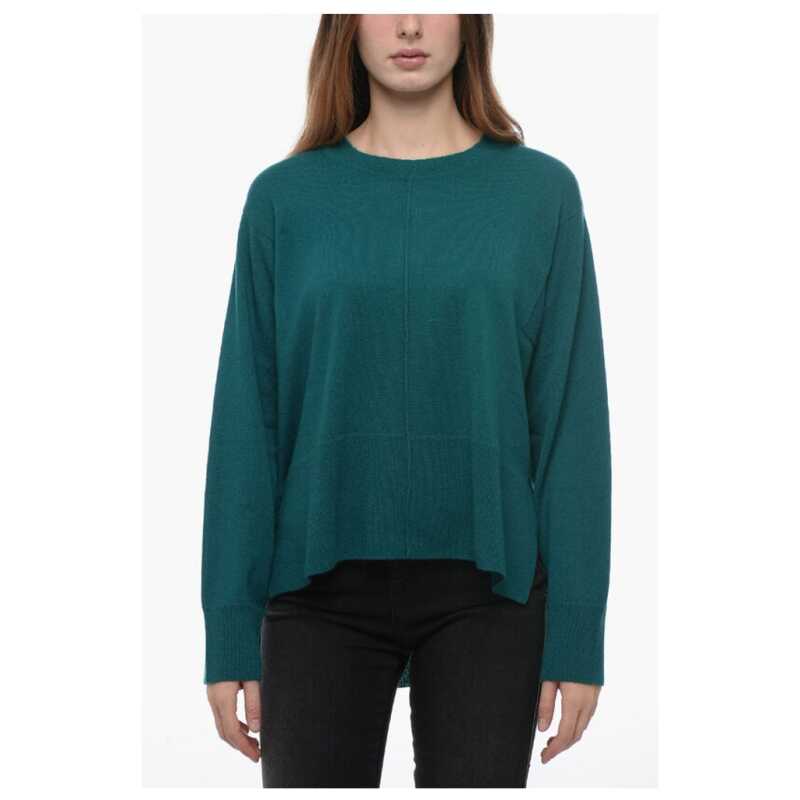 Parosh Cashmere WAM Sweater with Asymmetric Hem, theFeinheit