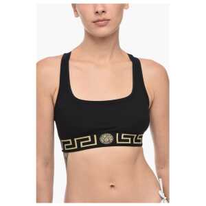 Versace Cropped Top with La Greca Motif