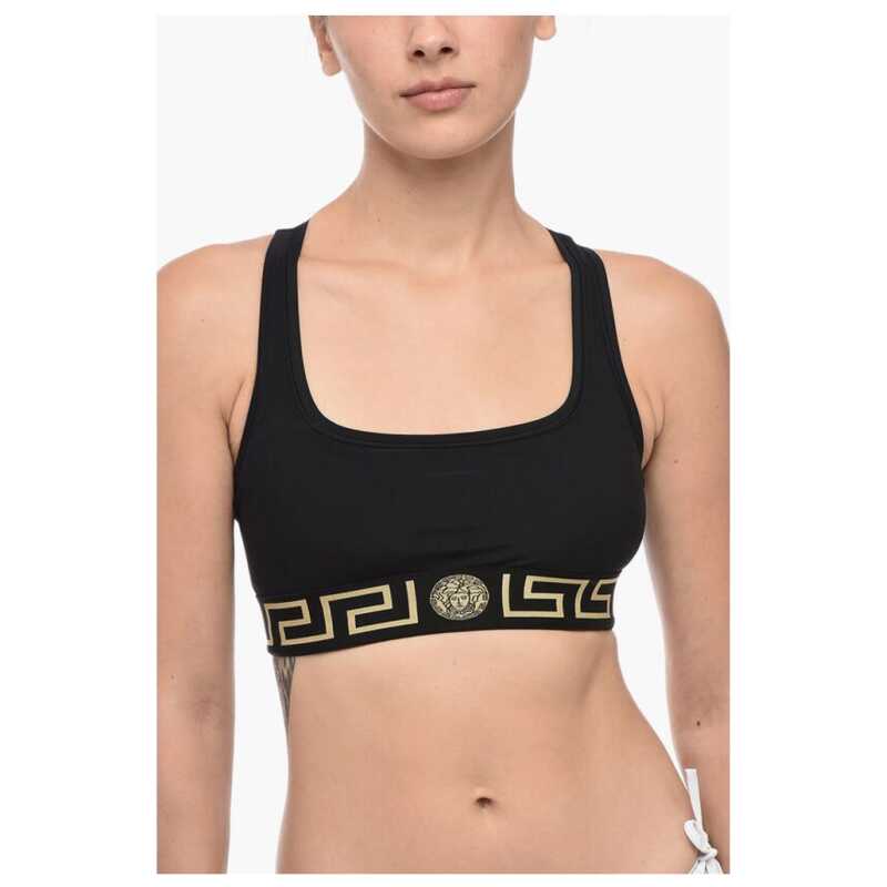 Versace Cropped Top with La Greca Motif, theFeinheit