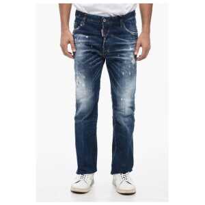 Dsquared² Vintage Effect FLARE BOOTCUT Jeans 22cm