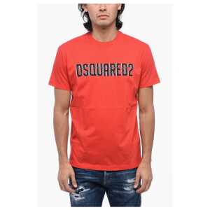 Dsquared² Cotton Crew-Neck T-shirt with Logo