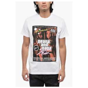 Dsquared² Printed CIGARETTE FIT Crew-neck T-Shirt